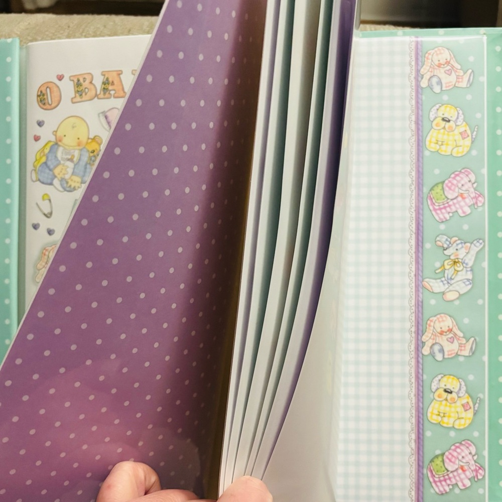 Large Baby Keepsake Scrapbook Keepsake Kit w/ Extras - Picture 4 of 14